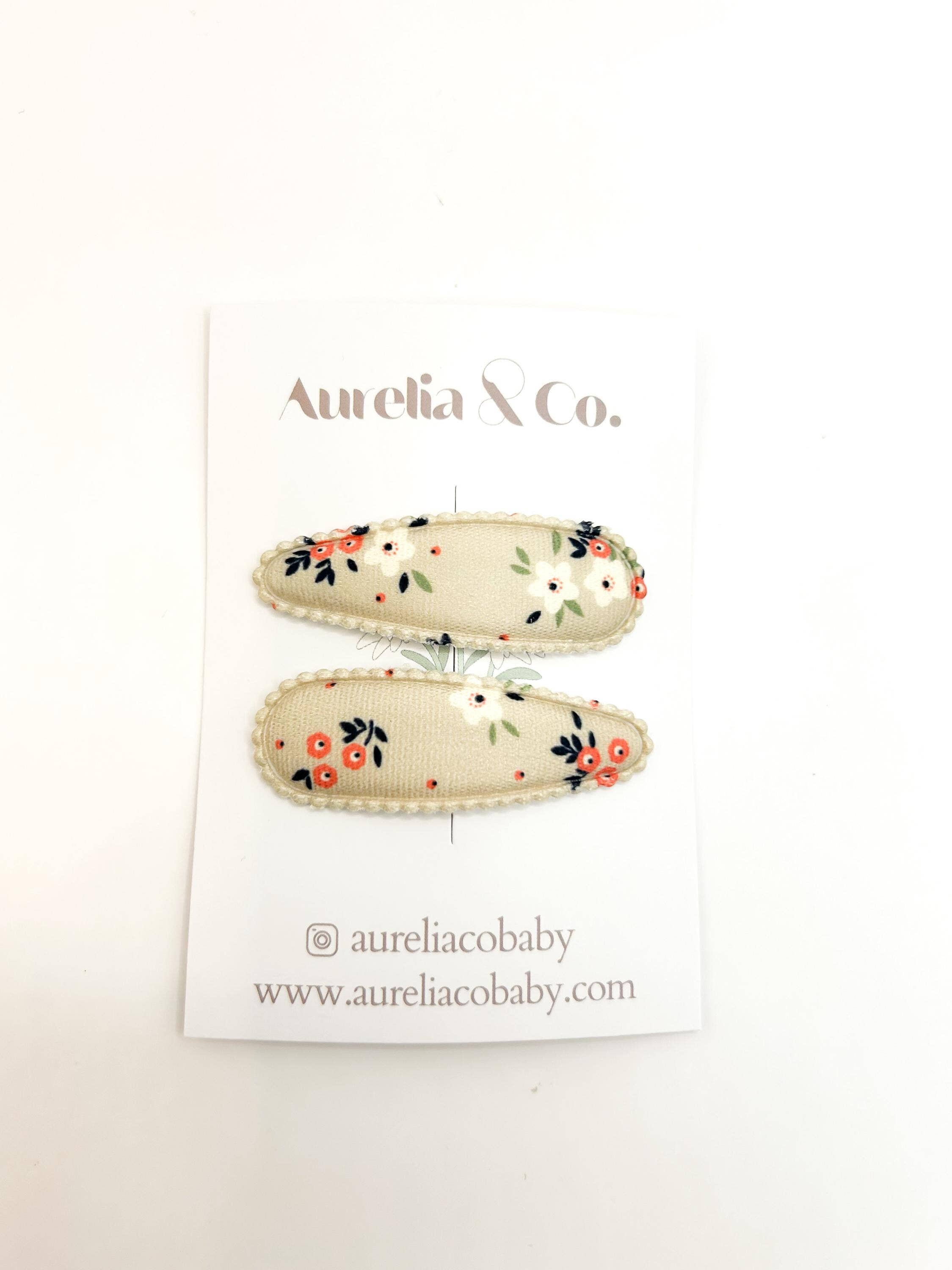 Aurelia & Co. Baby - Wholesale Hair Clip - Kids - Neutral Floral Barrettes for Children2