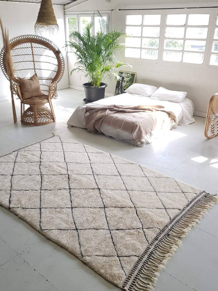 Tappeto Beni M'Rirt Geometrico per la vendita all'ingrosso da parte di Okrë Shop