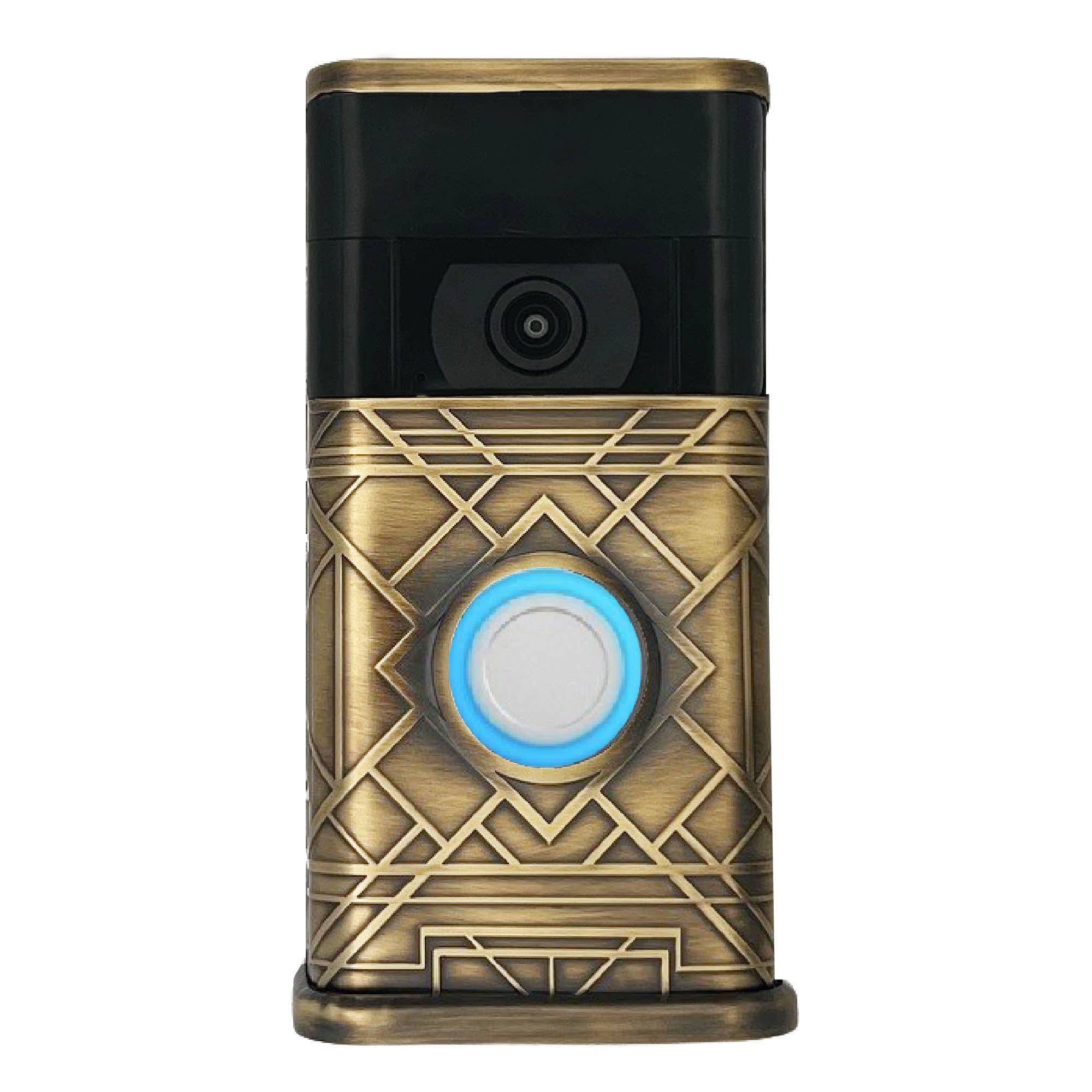 Michael Healy Designs - Vente Bibelots/décorations d'extérieur - Couvercle de sonnette vidéo Art Déco (Ring 2e génération)10