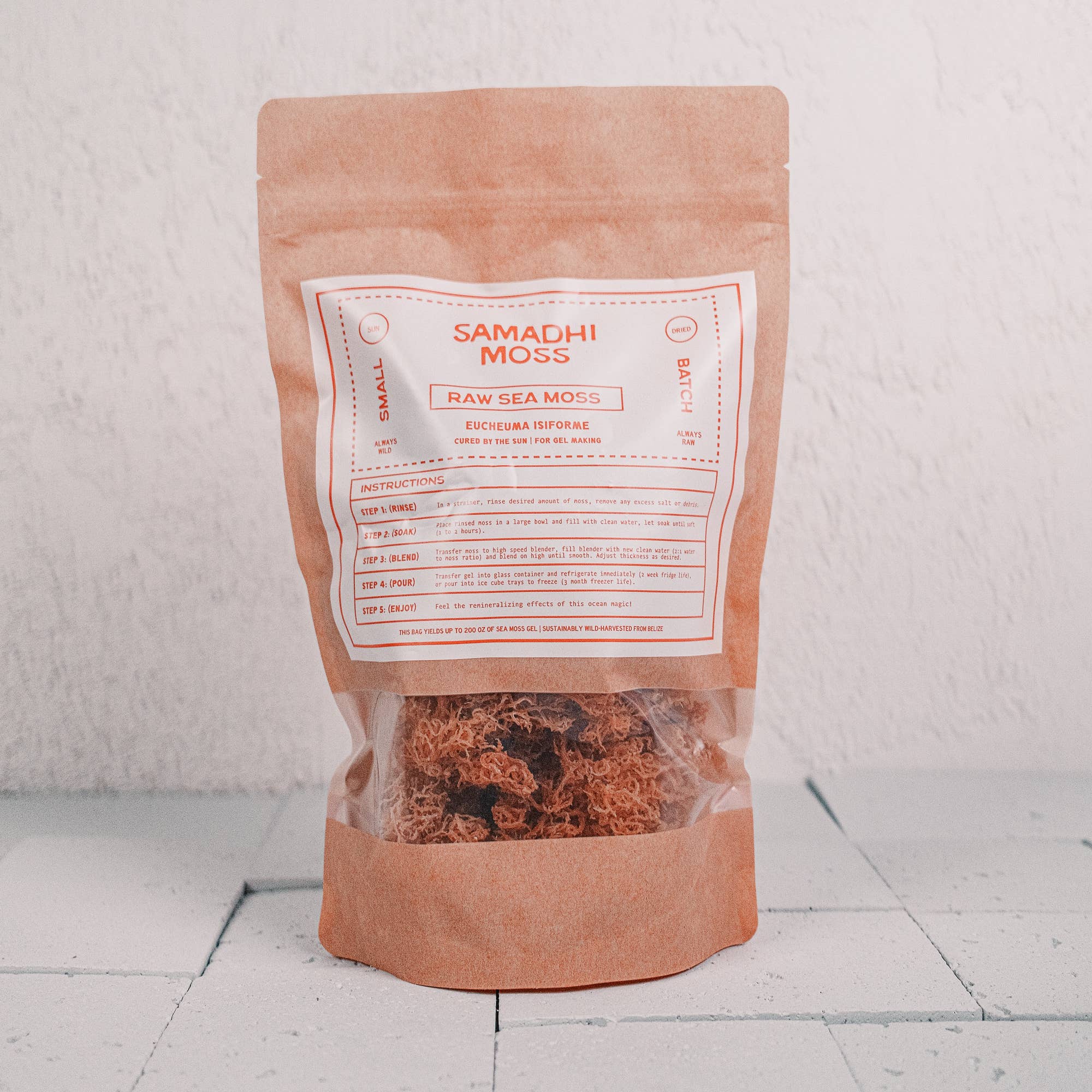 Samadhi Moss - Wholesale Oral Supplement/Vitamin - Euchema Isformis Sea Moss