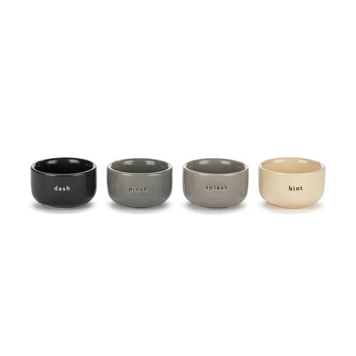 DEMDACO - Wholesale Serve Bowl - Neutral Tones Mini Pinch Bowls 4 Assorted - 2in