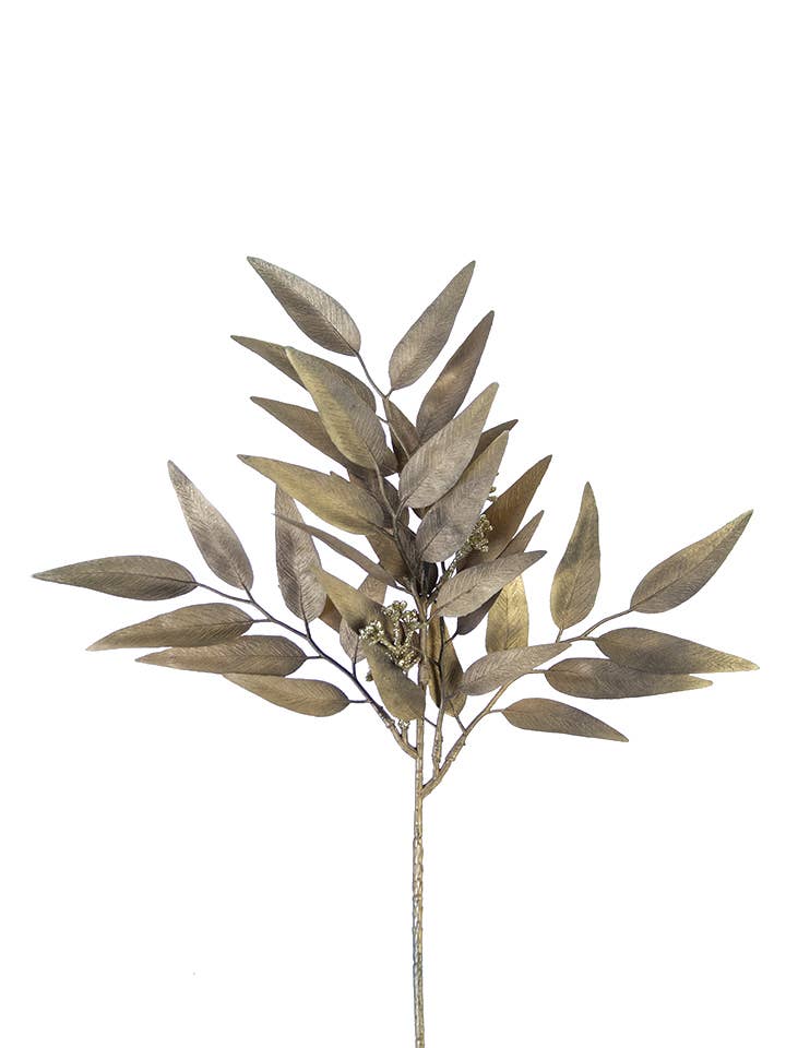 American Best - Vente Fleurs artificielles - Branche d'eucalyptus de 17 pouces1