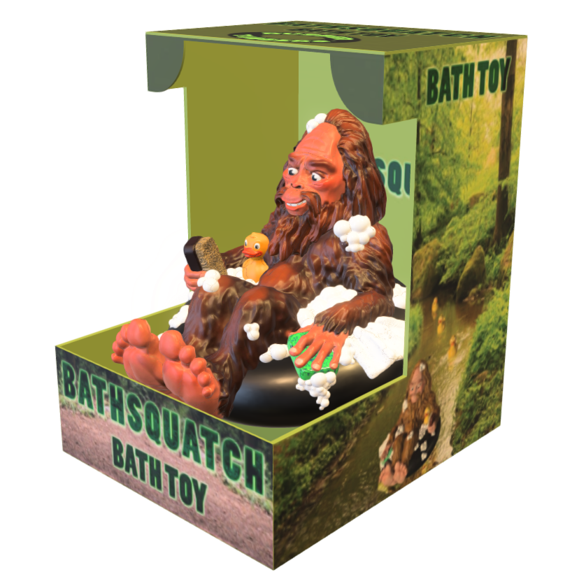 Rubber Tubbers - Wholesale Bath Toy - Baby - BathSquatch - BigFoot - Premium Bath Toy Collectible1
