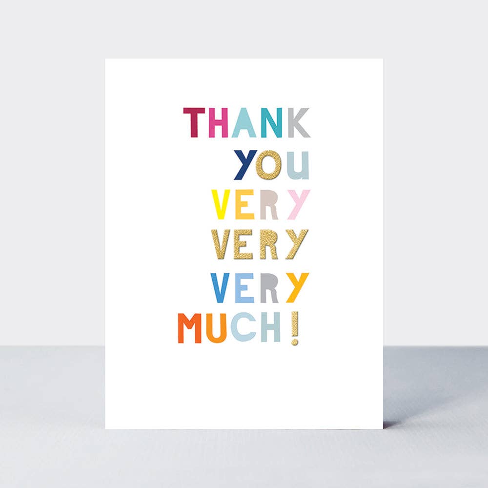 Rachel Ellen Designs – Engroshandel Brevpapir/sæt med noteskort – Folieret pakke med notekort - Mange tak