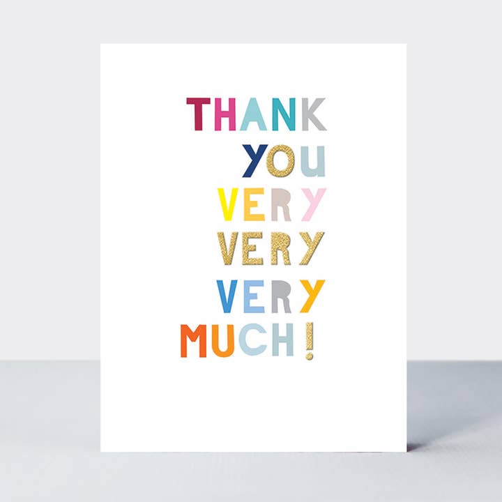 Rachel Ellen Designs – Engroshandel Brevpapir/sæt med noteskort – Folieret pakke med notekort - Mange tak0