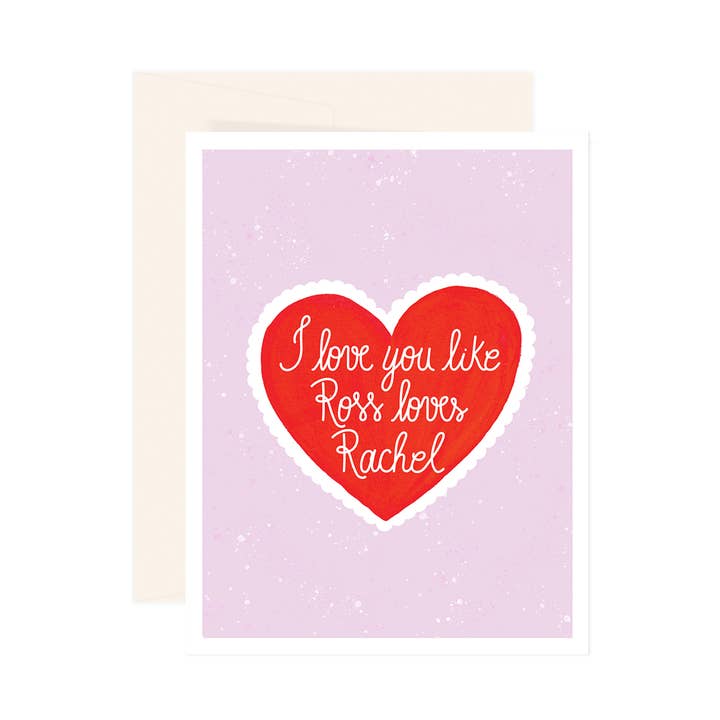 Carte Heart Ross pour la vente par Paige & Willow