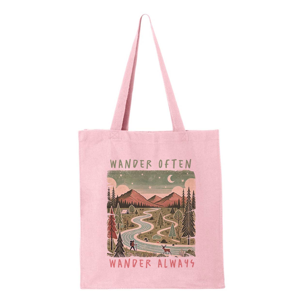 Lucky Luna Apparel - Venta al por mayor Bolsa de asa- Mujer - Bolso Tote de Vagar a Menudo Vagar Siempre1