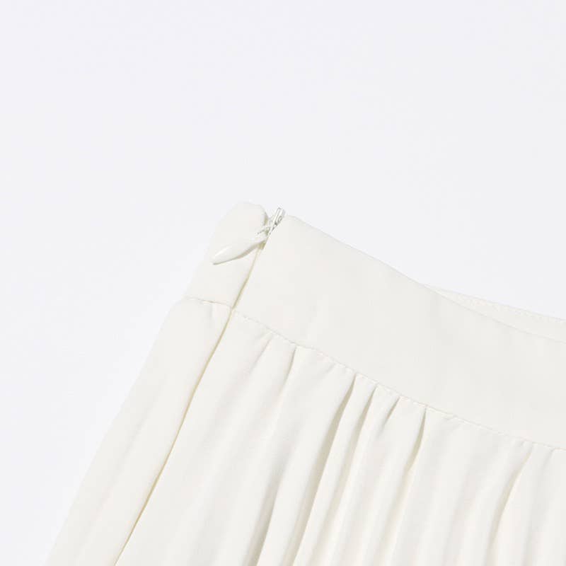 Color as pictures SY215 Chic Autumn Suit & Pleated Skirt Ensemble for wholesale on Faire20