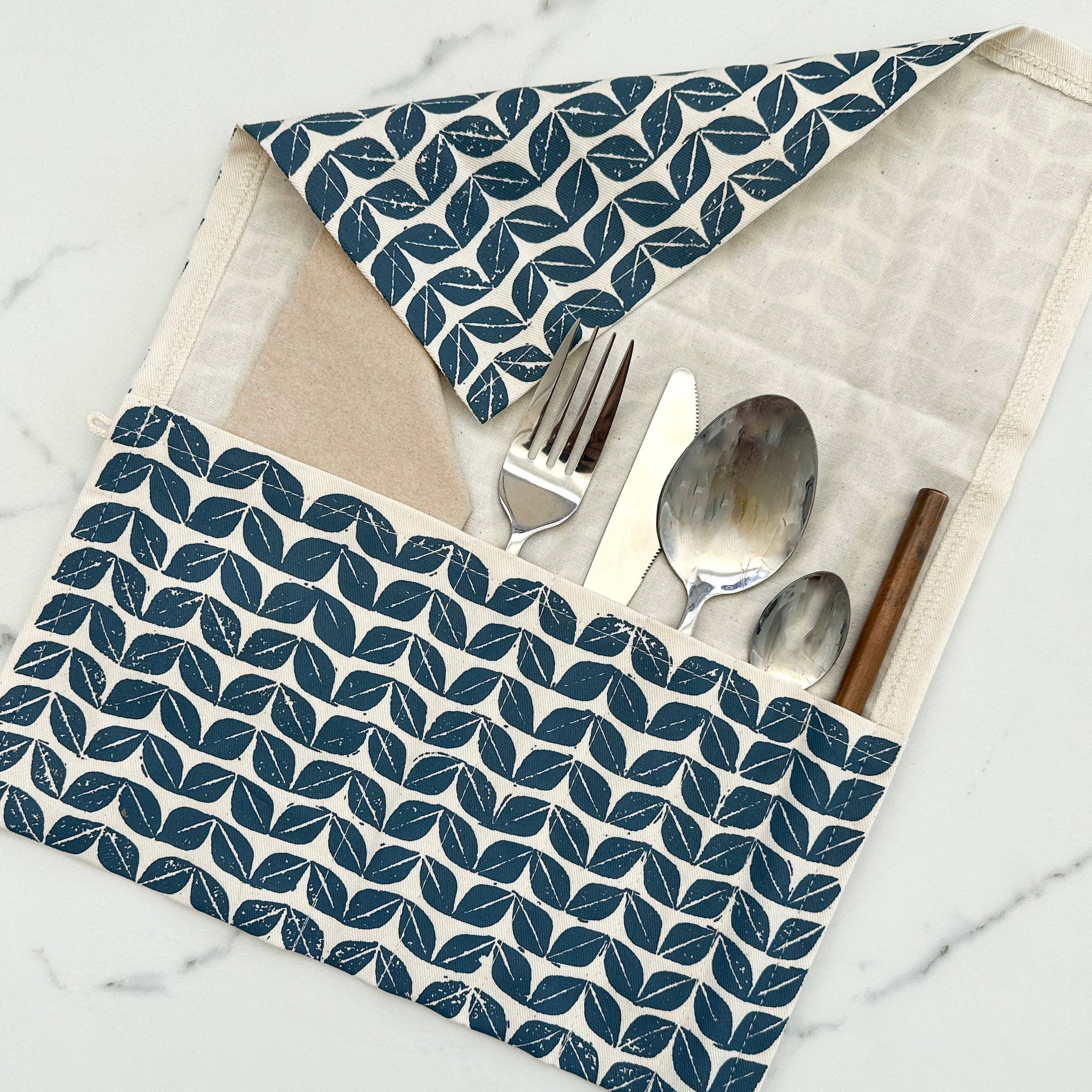 spaZa - Wholesale Lunch Bag/Box - Cutlery Roll | carry your utensils for lunch box, picnic, ro4