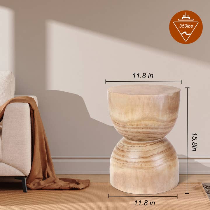 SWS BASKETS AND HOME DECOR - Wholesale Side table - Wood stool, stump side table,End Table,coffee table,handmad1