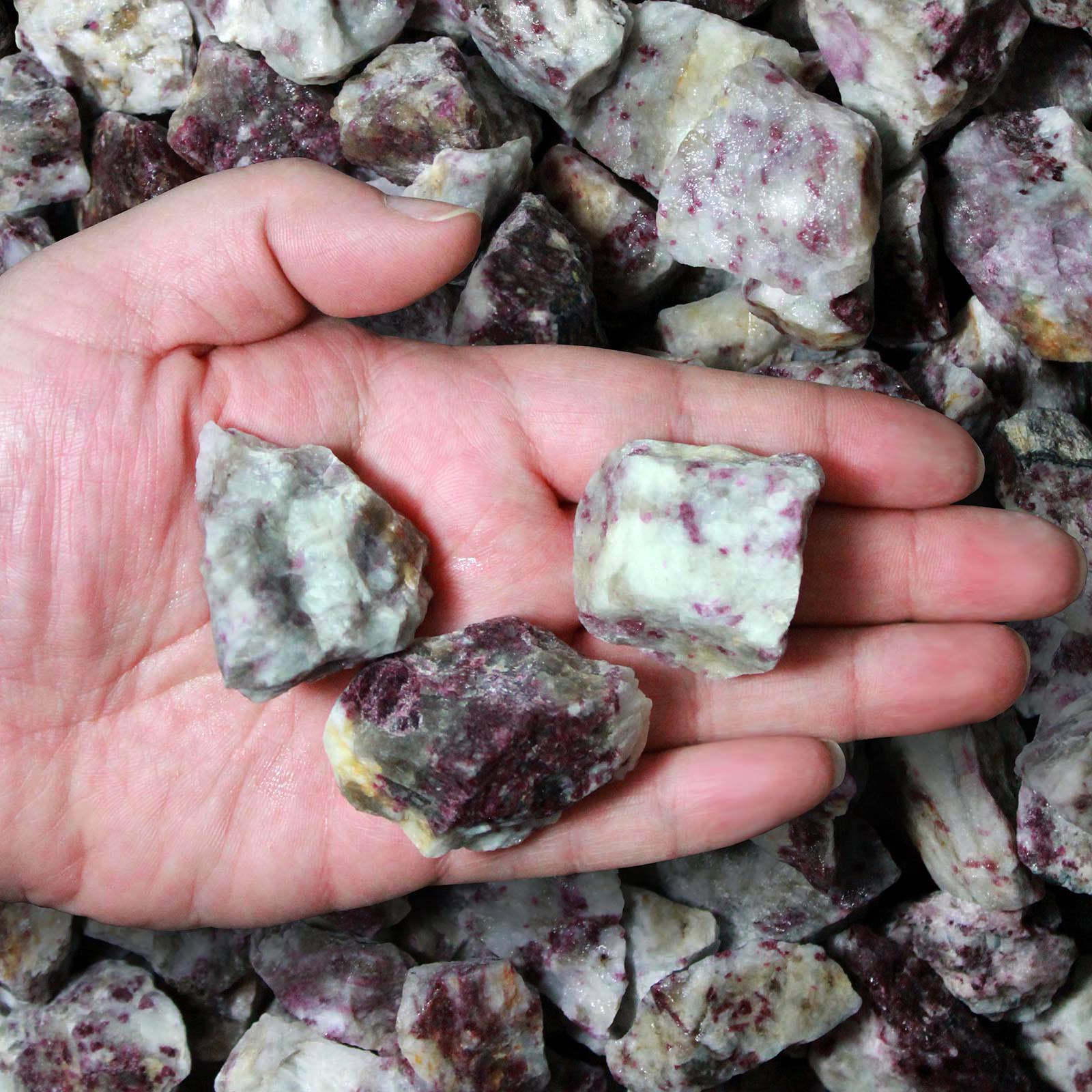 Fantasia Mining - Wholesale Spiritual Stone/Crystal - Rough Rubellite Tourmaline - Madagascar (1lb)3