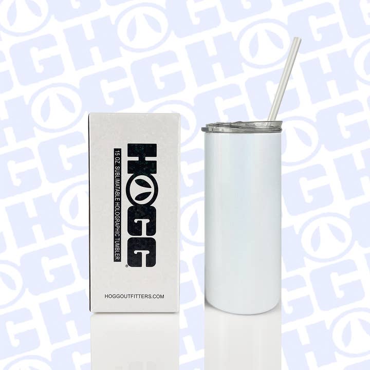 Hogg Outfitters - Wholesale Insulated Mug/Tumbler - 15oz SUBLIMATION HOLOGRAPHIC TUMBLER