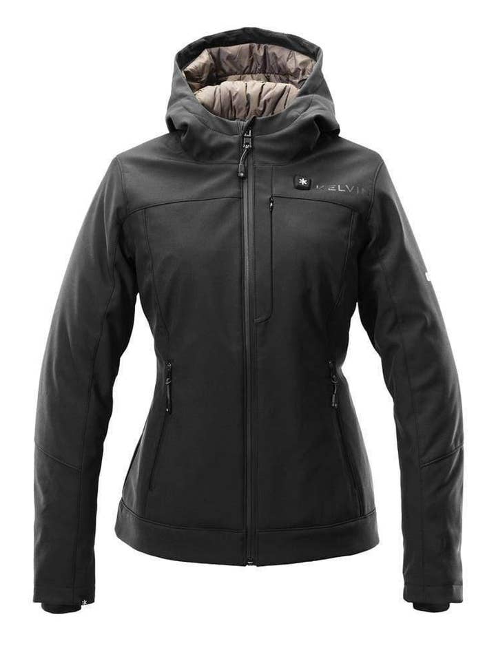 Manteau chauffant Fullerton pour femmes | Noir pour la vente par Kelvin Coats
