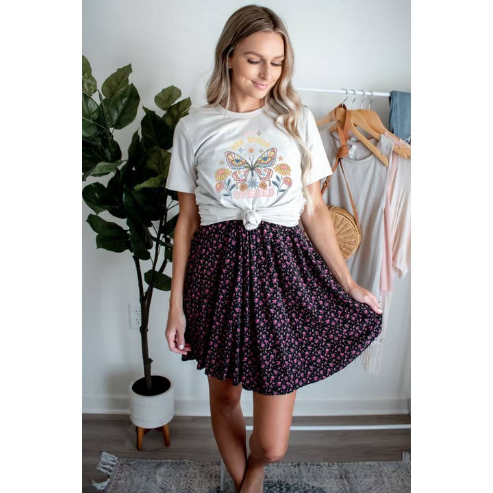 And Her Wings Opened Graphic Tee for wholesale by Bella Me