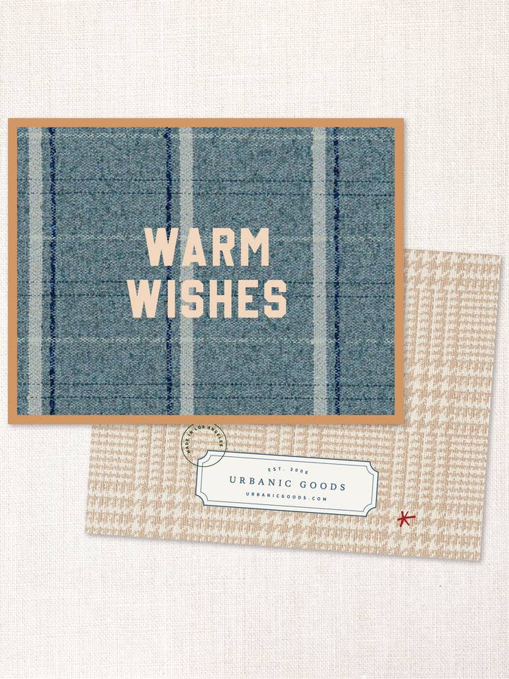 Varmt önskekort för helgdagar (enskilda eller i låda) för wholesale av Urbanic Goods