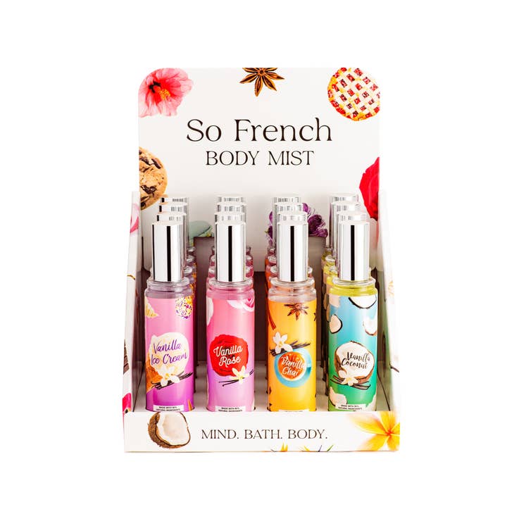 Faire Exclusive! - Sampler "Vanilla Dream" with FREE PDQ for wholesale by So French Perfumes