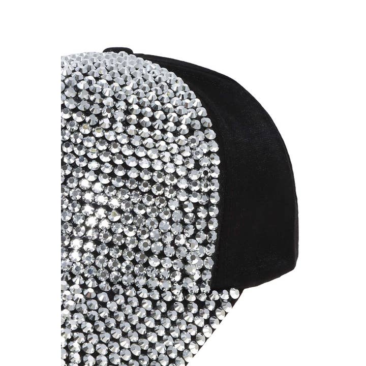 anbfashion - Wholesale Baseball Cap - Women's - METAL FEEL STUDDED BASEBALL CAP CH5079-4