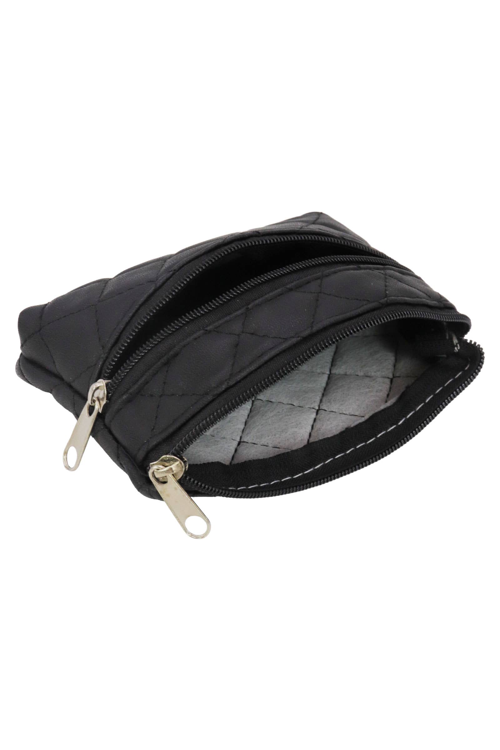 ASSORTI Porte-monnaie matelassé à double fermeture éclair en vente sur Faire4