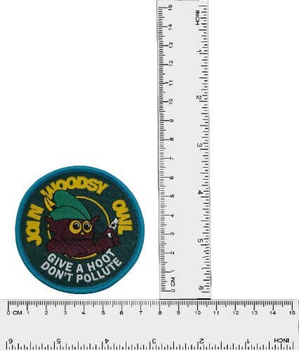 PNW Apparel - Wholesale Patch - Woodsy Owl Patch – “Give a Hoot Don’t Pollute”2