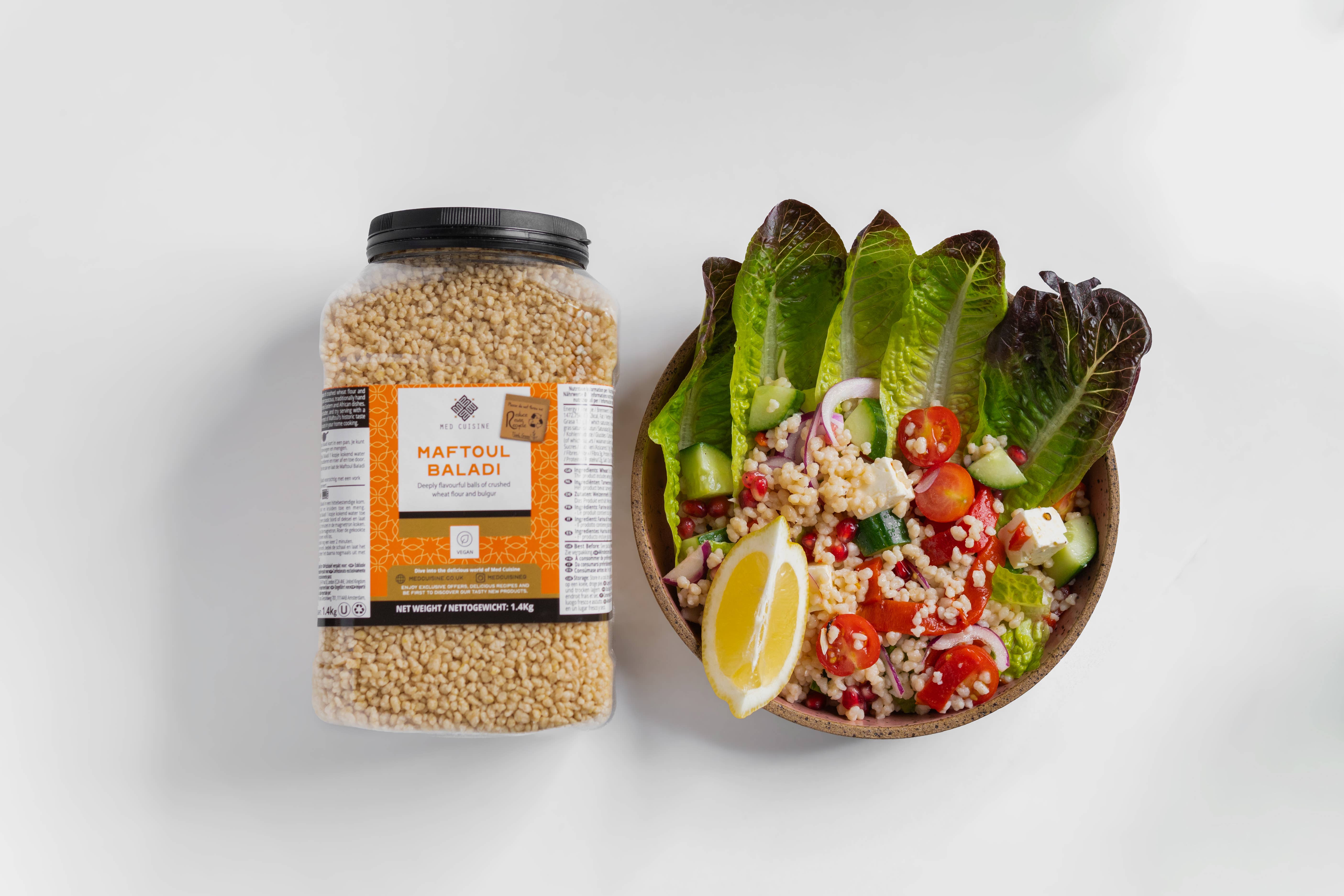 Med Cuisine EU - Venta al por mayor Pasta - Med Cuisine Mattoul Baladi - 1,4 kg1