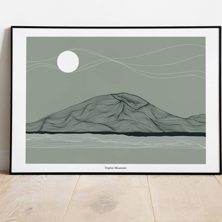 Emily Mckeagney Design - Wholesale Art Print - Nephin Mountain, Co. Mayo, Ireland Giclée Print0