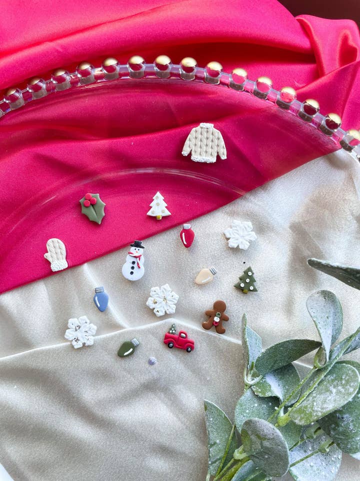 Snöflinga Stud Örhänge Plain för wholesale av Simple by Ame LLC