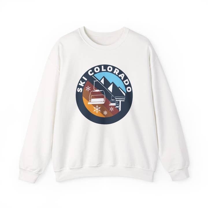 Colorado Sweatshirt - Ski Lift for wholesale by Hey Mountains