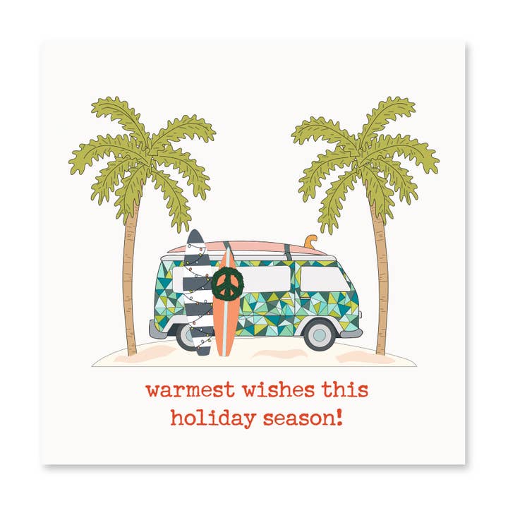 Warmest Wishes This Holiday Season! | Holiday Card for wholesale by The Happy Sea