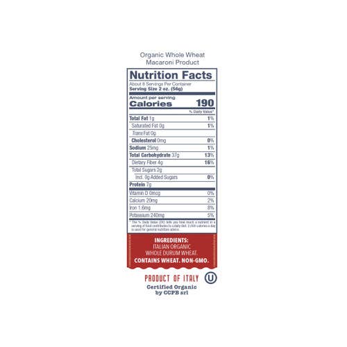 Delallo - Wholesale Pasta - Whole Wheat Capellini (Whole Wheat Angel Hair Pasta)1