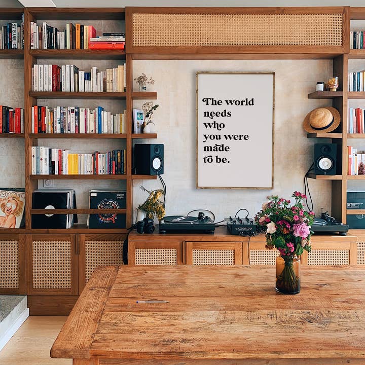 Williamraedesigns - Wholesale Art Print - The World Needs Who You Were Made To Be Framed Print2