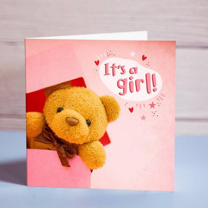 Biglietto per neonati «Life in Pink» - 5055 per la vendita all'ingrosso da parte di FairMail