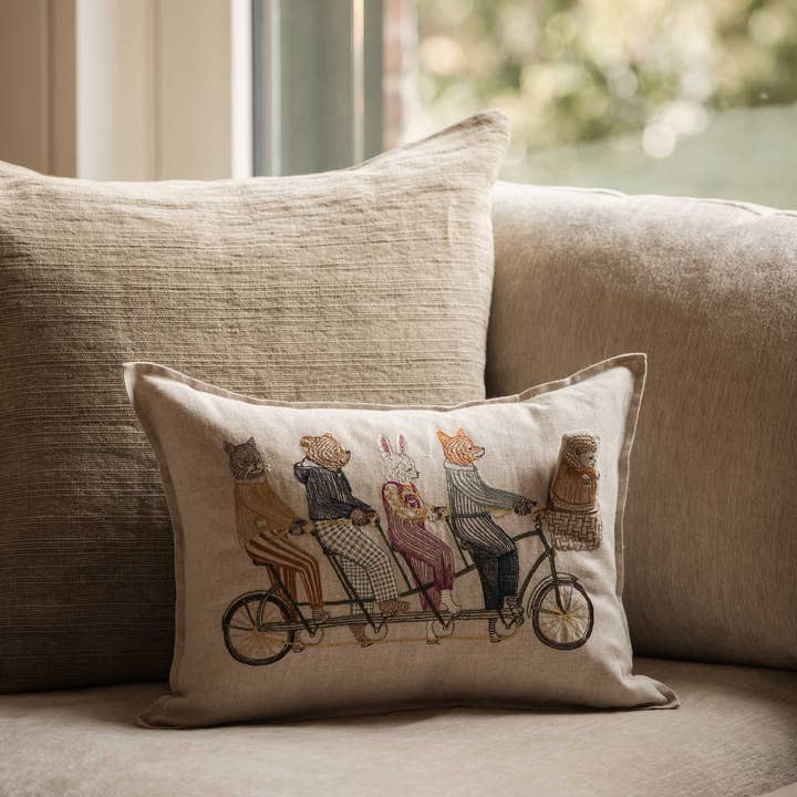 Coral & Tusk – Engroshandel Pyntepude – Tandemcykel lommepude5