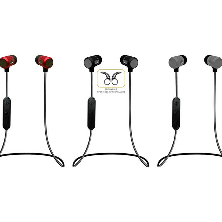 Soundbound in Ear Bluetooth Headset Red for wholesale on Faire2