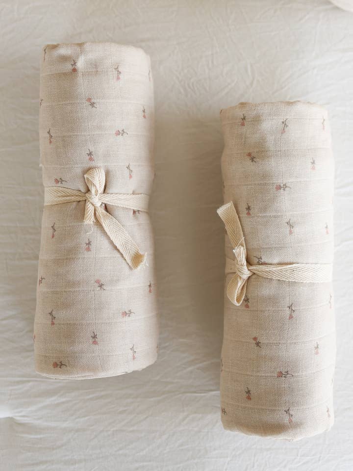 Muslin Swaddle | Lucy for wholesale by Forever French Baby