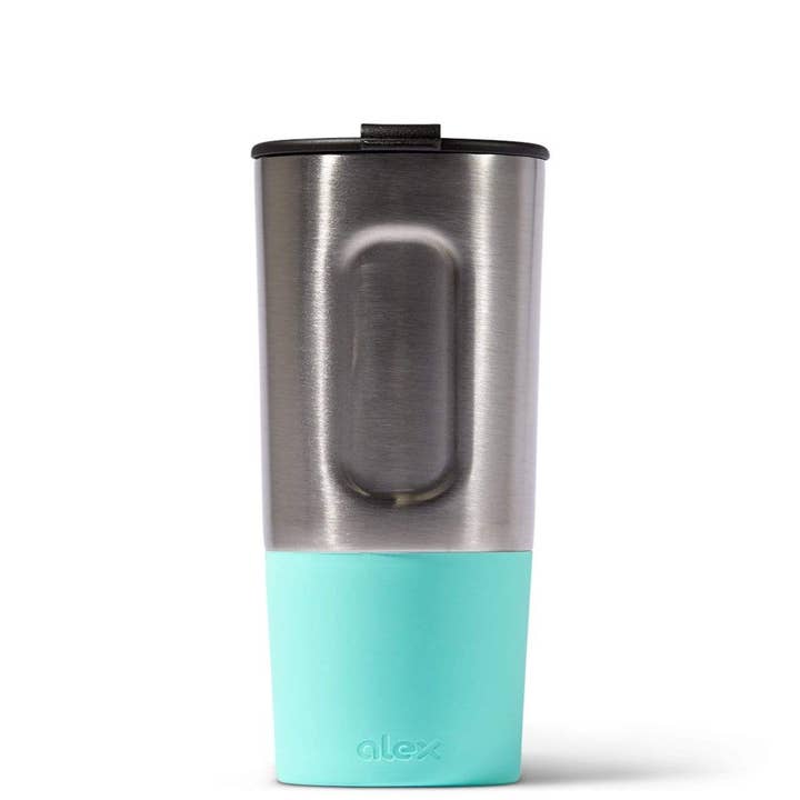 Copo 16oz Silver - Teal por atacado de AlexBottle