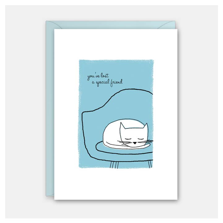 Dreaming Kitty — Pet Sympathie-Karte für den Großhandel von Rock Scissor Paper