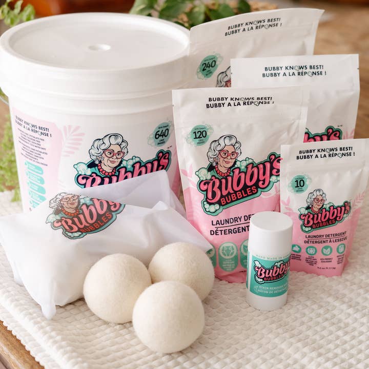 Bubby's Bubbles - Wholesale Laundry Detergent Powder/Pods - Bubby's Bubbles Bulk Detergent Bucket (640 Loads)3