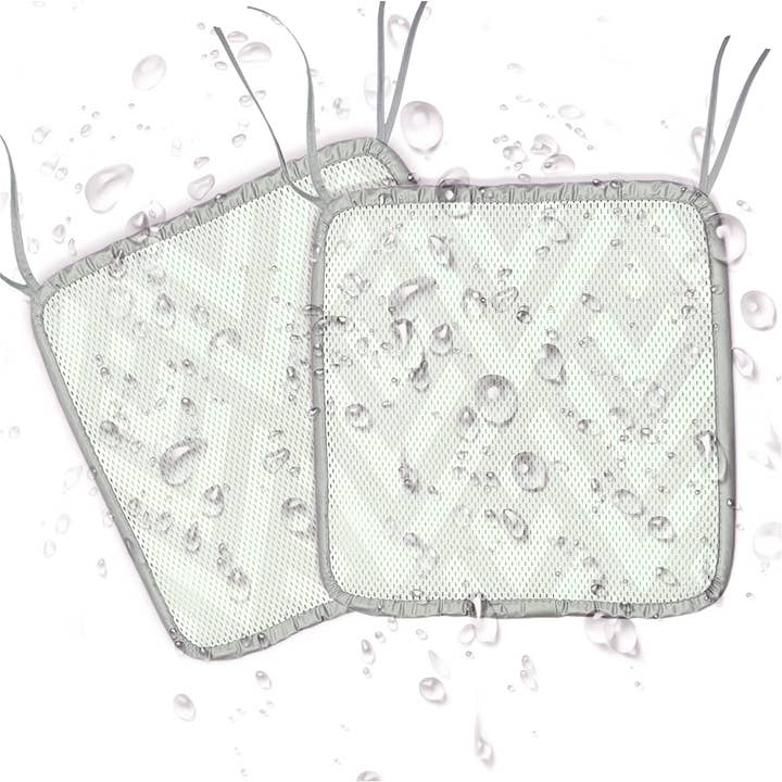 Pad Cadeira 2 Peças c/ Gravatas, 16" por atacado de Kasentex