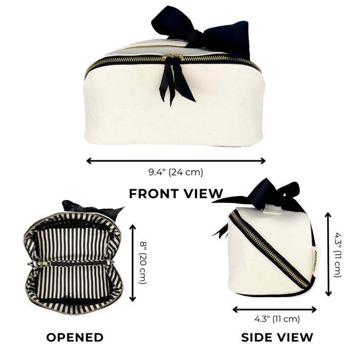 Bag-All - Wholesale Makeup/Cosmetic Bag - Accordion Box Makeup & Toiletry, Cream
