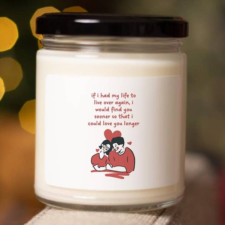 Sweet Birthday Candle For Him Her Large 5.5 X 8.5 Happy for wholesale by Capytini