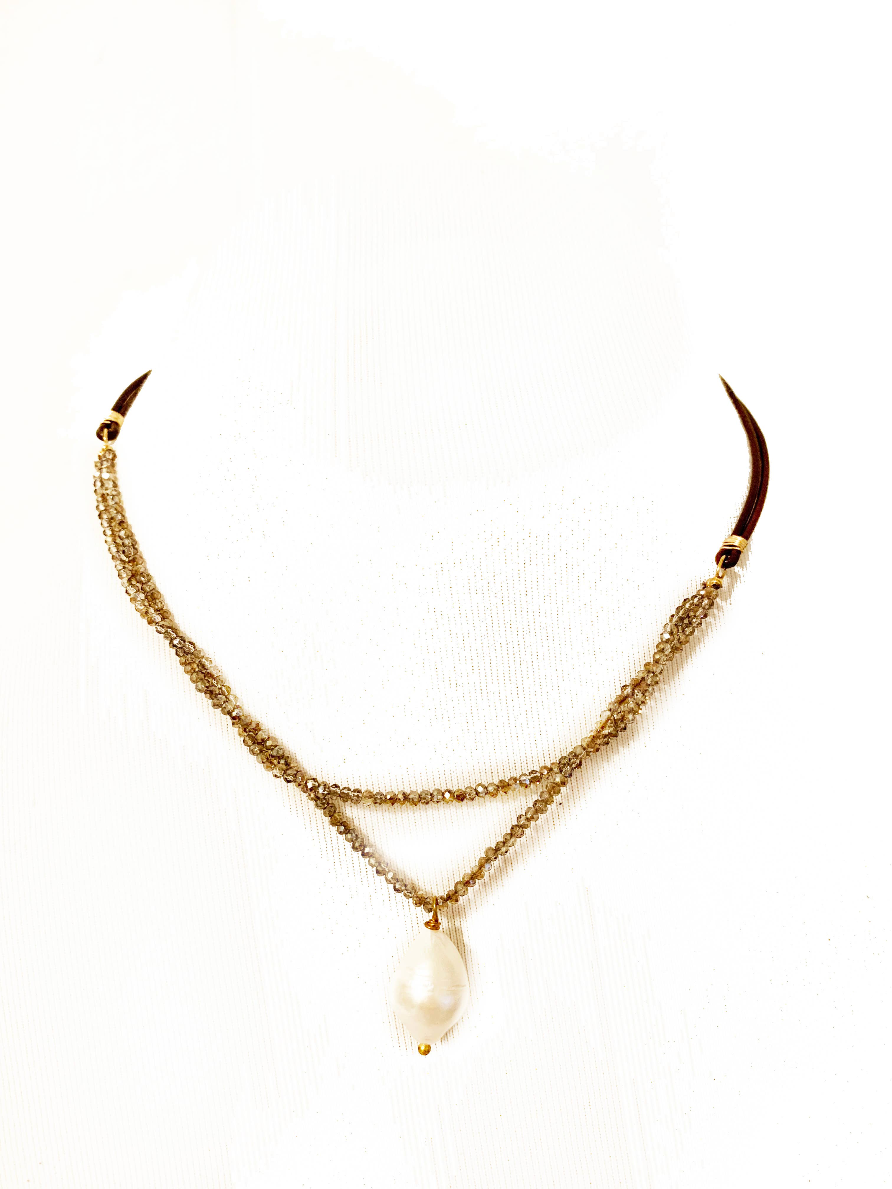 Hila - Wholesale Pendant/Charm Necklace - Cape Double Stranded Pendant Necklace22