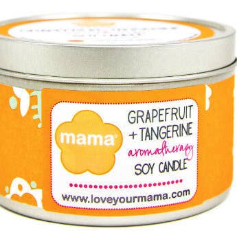 Candela in latta. per la vendita all'ingrosso da parte di Mama Bath + Body