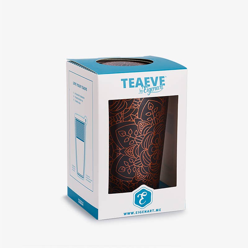 Eigenart – wholesale Kaffe-/Tékopp – Teaeve porslinsmugg "Mandala" med dubbla väggar, 6-pack (3x2 motiv)4