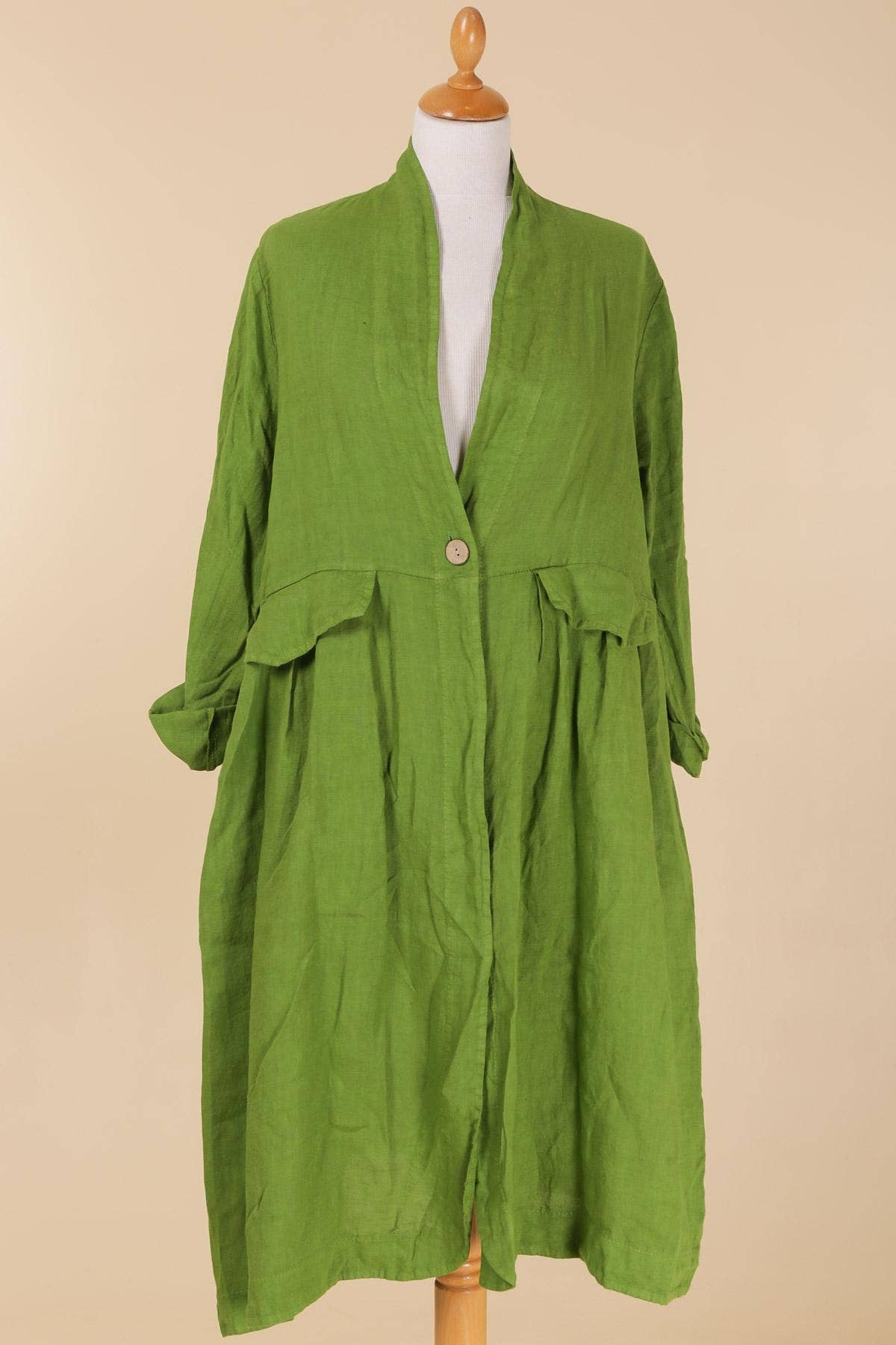 la maison des fibres naturelles - Wholesale Jacket - Women's - 62411 100% linen jacket made in Italy3