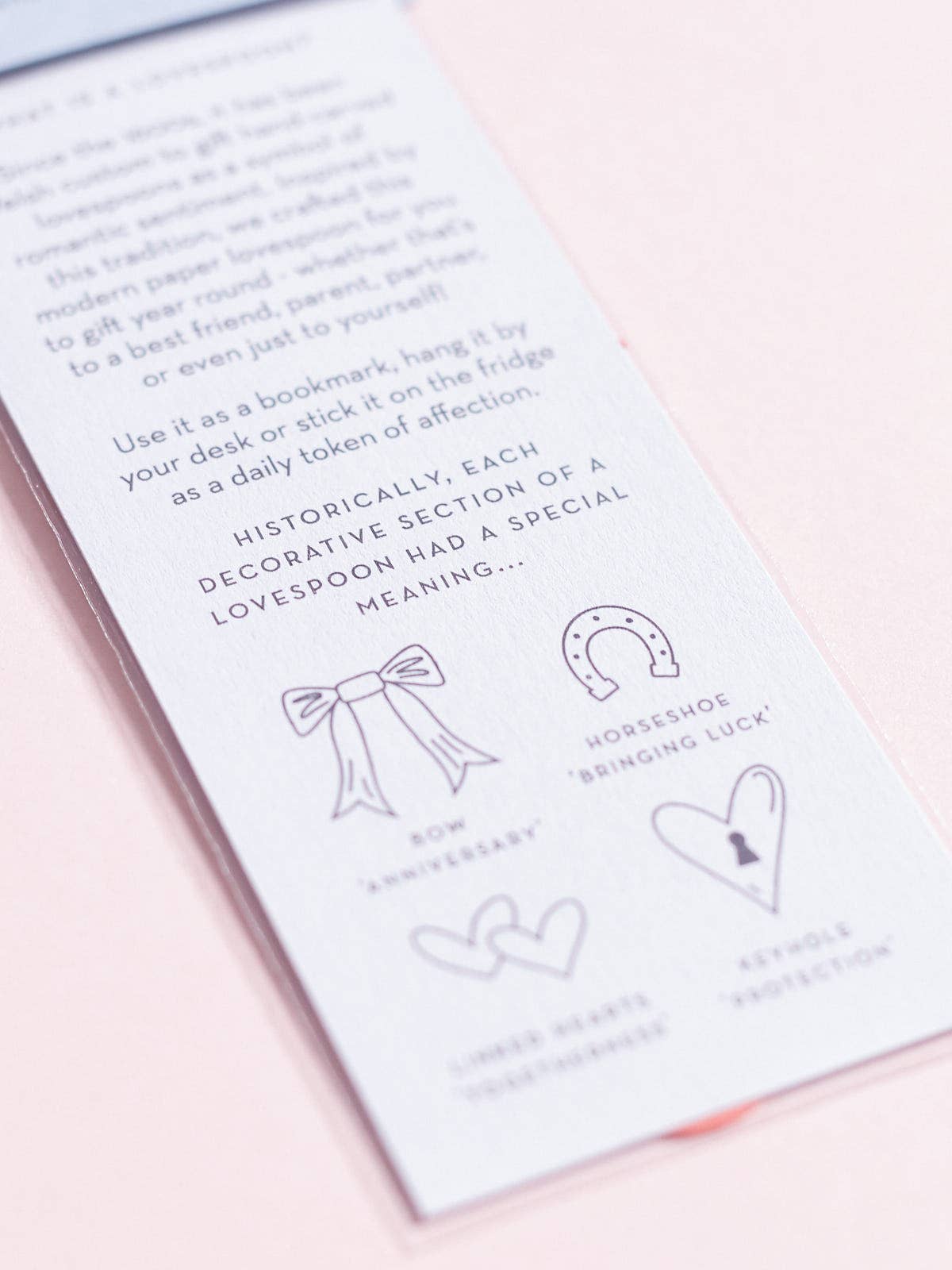 Another Loop - Wholesale Love Card - Love Spoon Token | Valentine's Card | Bookmark | Anniversary3