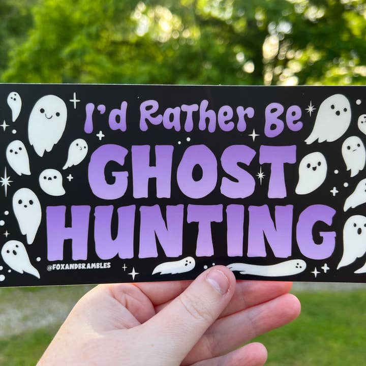 Fox and Brambles - Wholesale Sticker - Ghost Hunting Bumper Sticker2