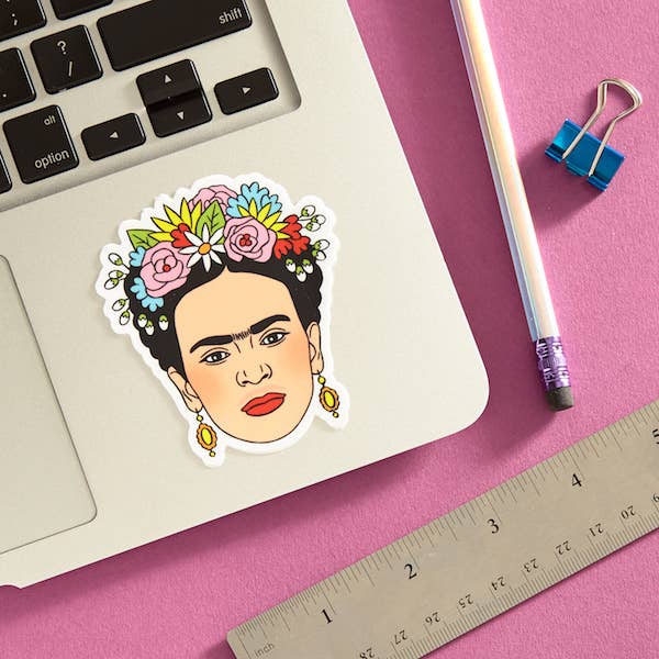 THE FOUND - Wholesale Sticker - Frida Flower Crown gestanste sticker1