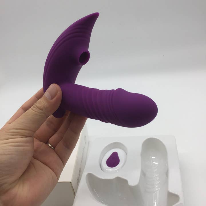 Playful Toy Wholesale - Wholesale Sex Toy - Remote control telescopic vibrator2