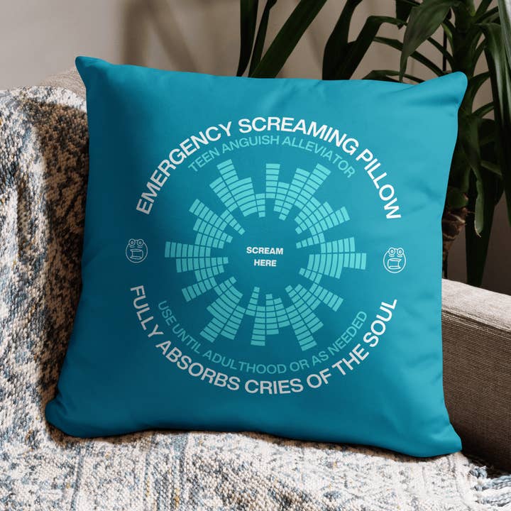 Emergency Screaming Pillow | Teen Edition for wholesale by Jolly & Goode