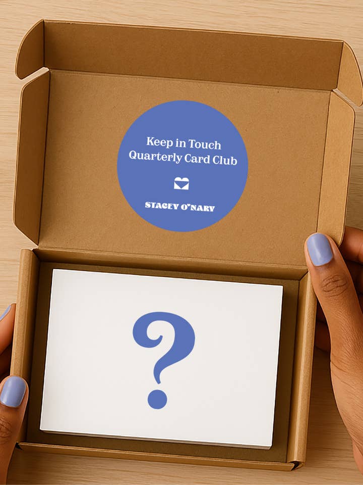 Keep In Touch (K.I.T.) Quarterly Card Club for wholesale by Stacey O'Nary